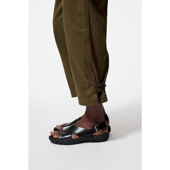 ZARA Cotton Pants Cargo Style Pockets - Picture 6 of 9
